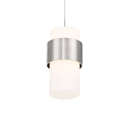 Dweled Banded 9in LED Pendant 3000K in Brushed Nickel PD-689